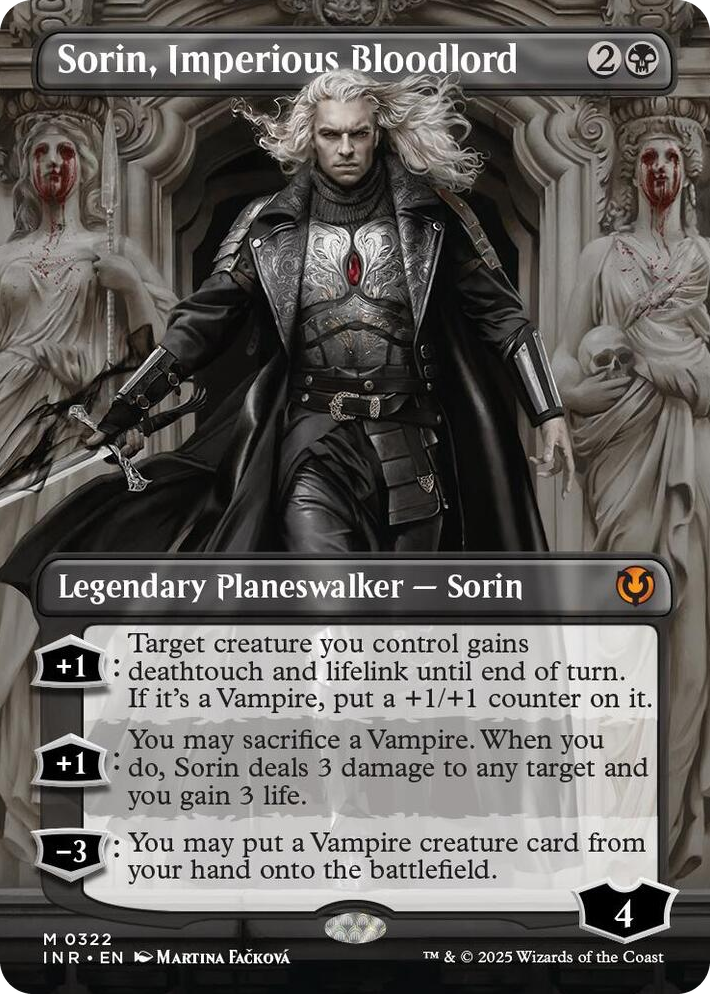 0322 Sorin, Imperious Bloodlord (Borderless) M Innistrad Remastered