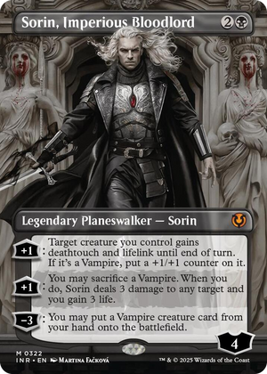 0322 Sorin, Imperious Bloodlord (Borderless) M Innistrad Remastered