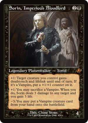 0476 Sorin, Imperious Bloodlord (Retro Frame) M Innistrad Remastered