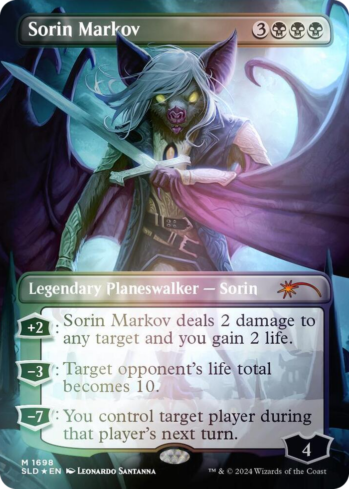 Sorin Markov (Rainbow Foil) #1698 M - Secret Lair Drop Series Pokemon card