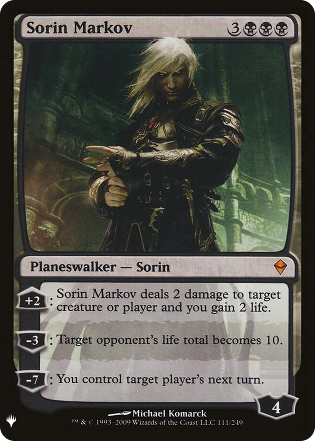 0111 Sorin Markov (ZEN) M The List Reprints