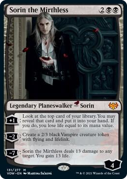 0131 Sorin the Mirthless M Innistrad: Crimson Vow