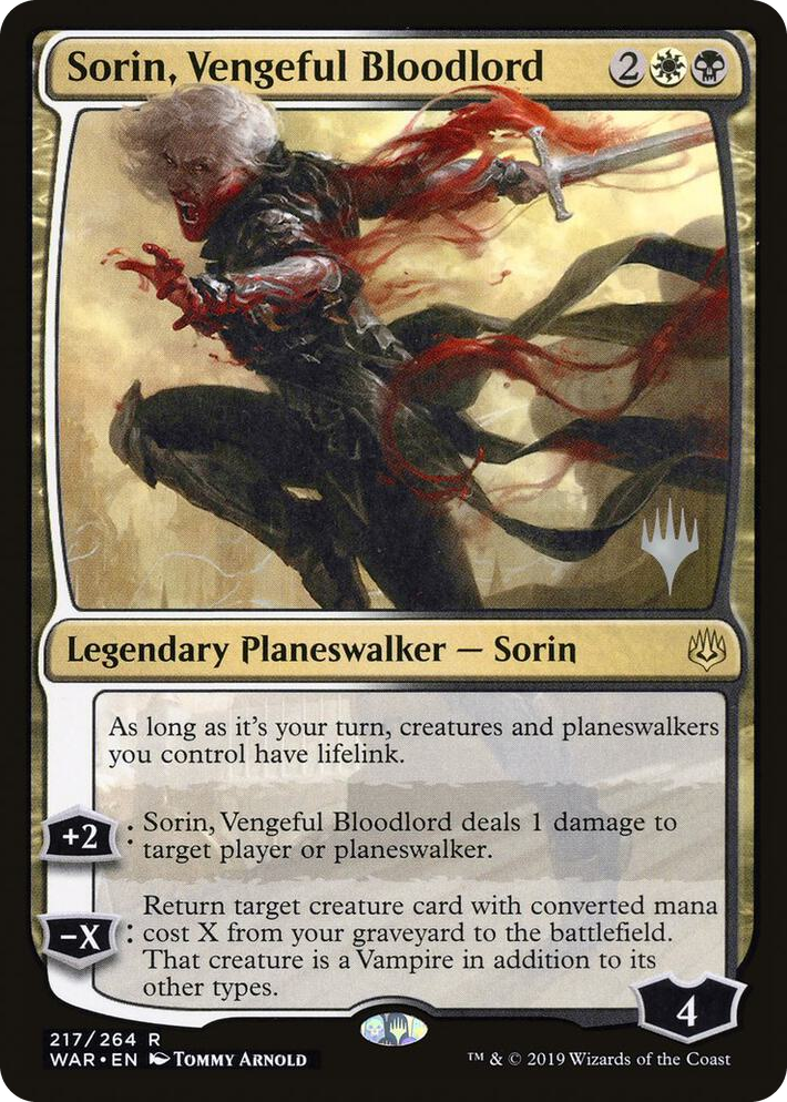 0217 Sorin, Vengeful Bloodlord R Promo Pack: Throne of Eldraine