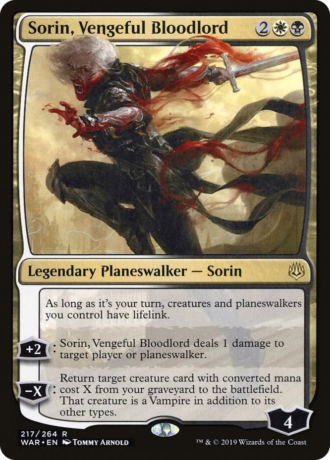 0217 Sorin, Vengeful Bloodlord R War of the Spark