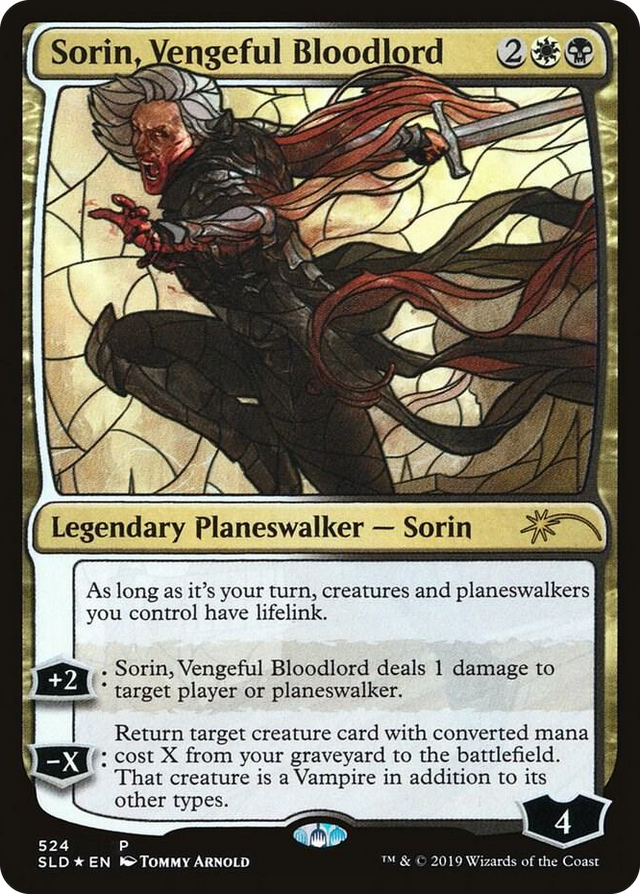 0524 Sorin, Vengeful Bloodlord (Stained Glass) P Secret Lair Drop Series
