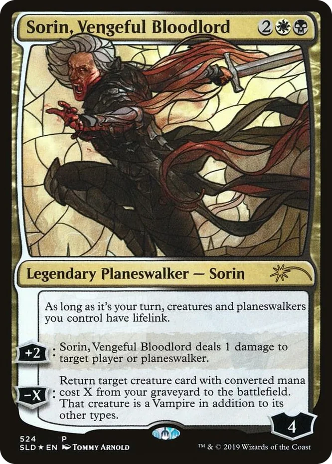0524 Sorin, Vengeful Bloodlord (Stained Glass) P Secret Lair Drop Series