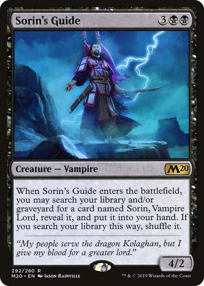 0292 Sorin's Guide R Core Set 2020