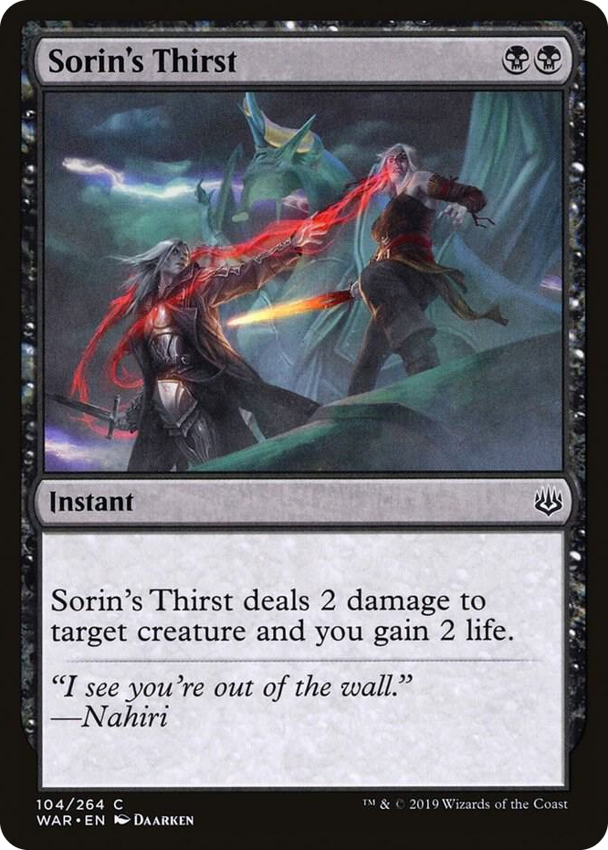 0104 Sorin's Thirst C War of the Spark