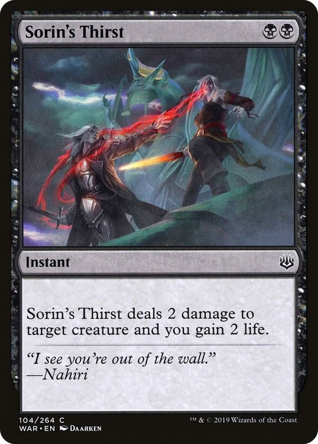0104 Sorin's Thirst C War of the Spark