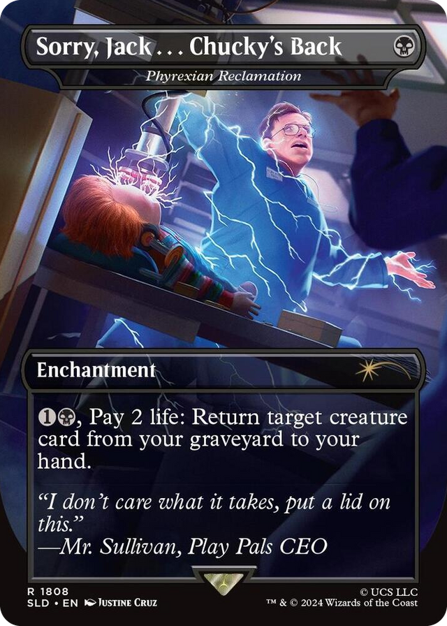 1808 Sorry, Jack . . . Chucky's Back - Phyrexian Reclamation R Secret Lair Drop Series