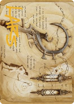 0078 Soul-Guide Lantern Art Card (Gold-Stamped Signature) S Art Series: The Brothers' War