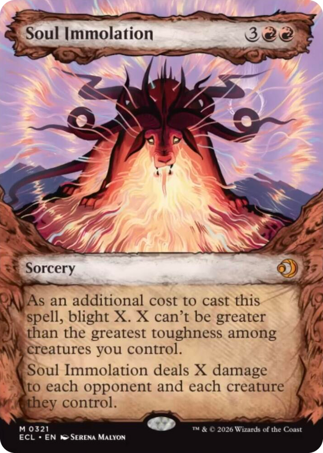 0321 Soul Immolation (Showcase) M Lorwyn Eclipsed