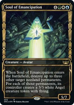 0399 Soul of Emancipation (Gilded Foil) R Streets of New Capenna