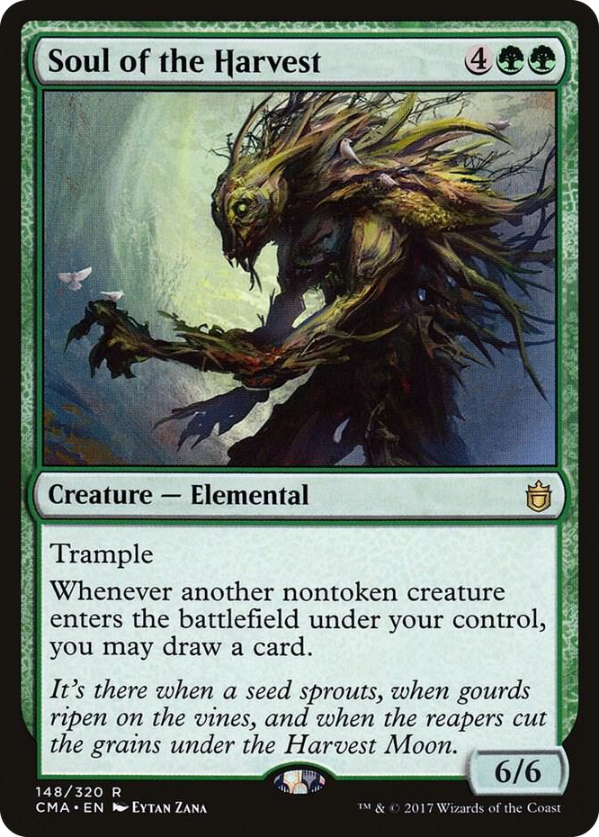 Soul of the Harvest #148 R - Commander Anthology Pokemon card