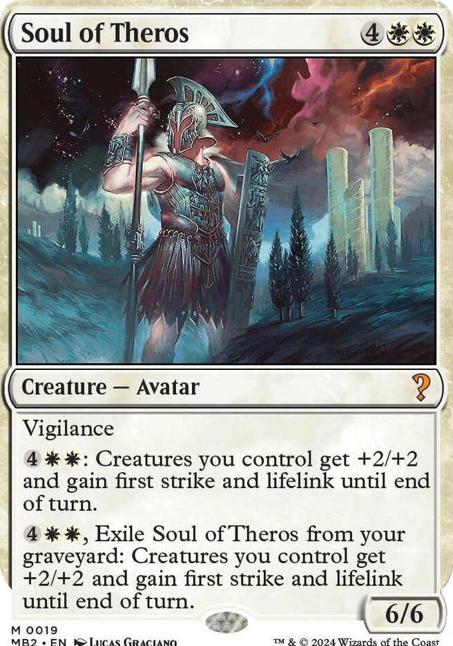 Soul of Theros (White Border) #19 M - Mystery Booster 2 Pokemon card