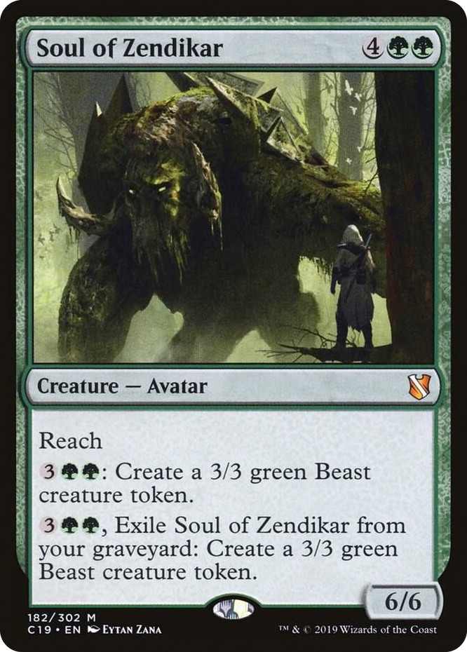 0182 Soul of Zendikar M Commander 2019