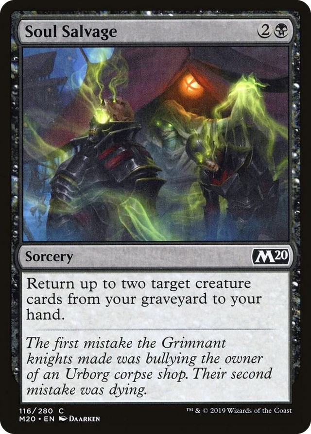 0116 Soul Salvage C Core Set 2020