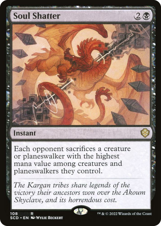 0108 Soul Shatter R Starter Commander Decks