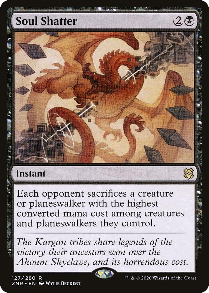 0127 Soul Shatter R Zendikar Rising
