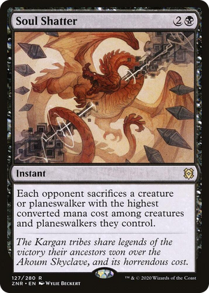 0127 Soul Shatter R Zendikar Rising
