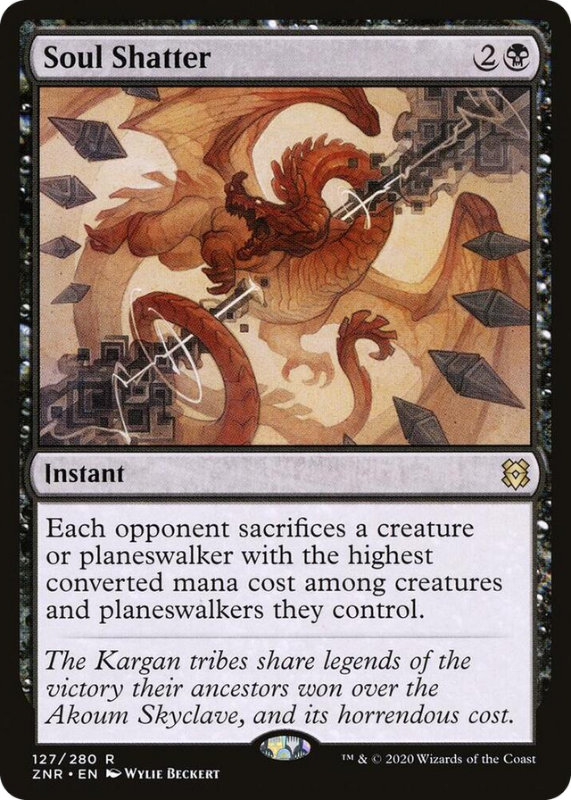 0127 Soul Shatter R Zendikar Rising