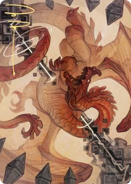 0062 Soul Shatter Art Card (Gold-Stamped Signature) S Art Series: Zendikar Rising