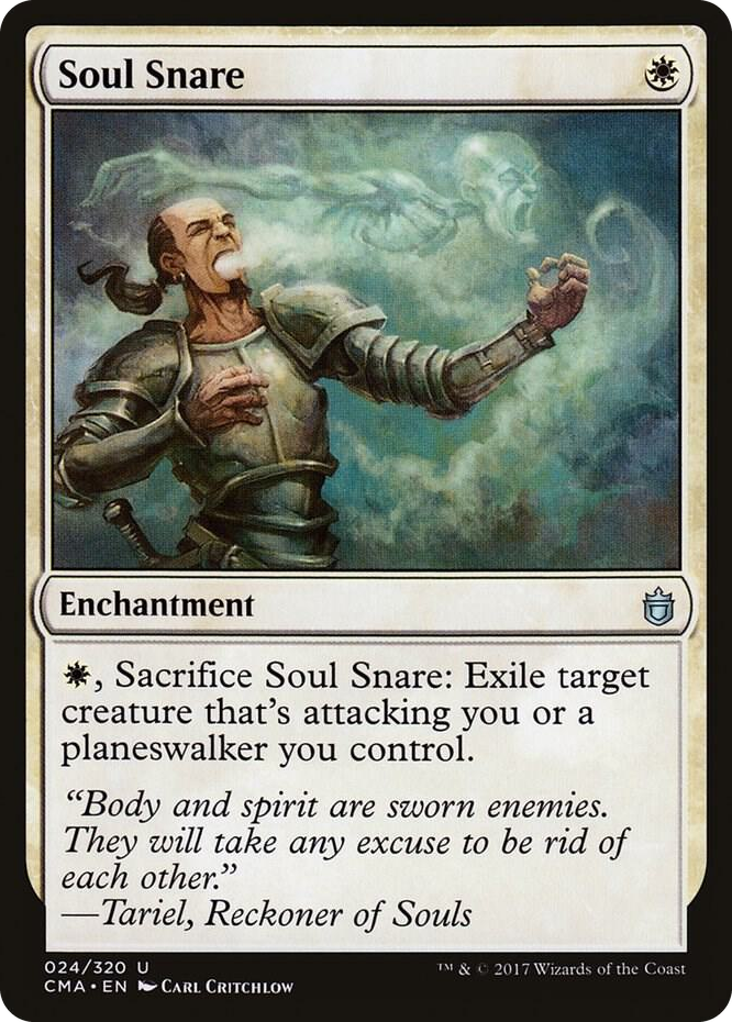 Soul Snare #24 U - Commander Anthology Pokemon card