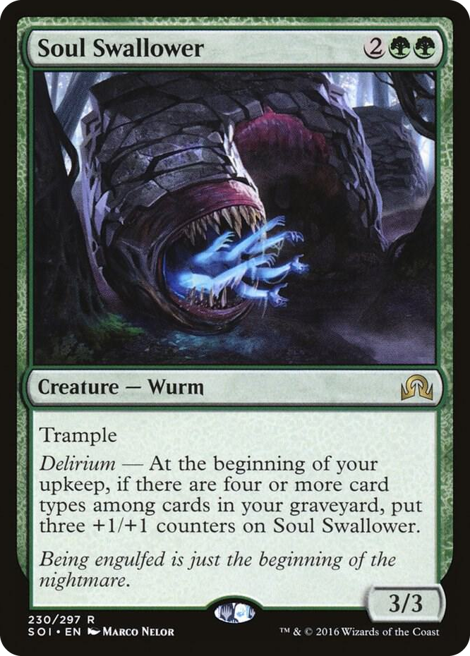 Soul Swallower #230 R - Shadows over Innistrad Pokemon card