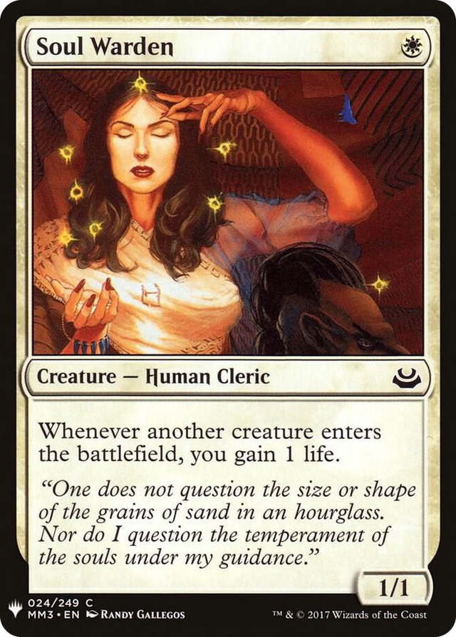 0024 Soul Warden C The List Reprints