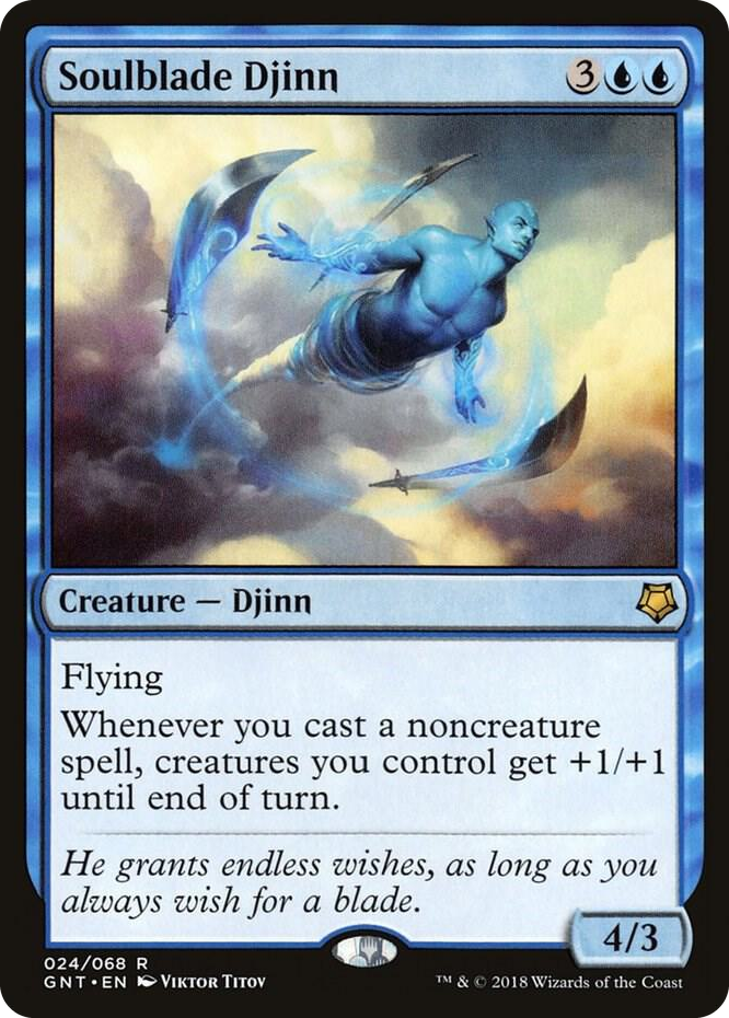 0024 Soulblade Djinn R Magic Game Night