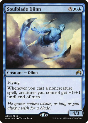 0075 Soulblade Djinn R Magic Origins