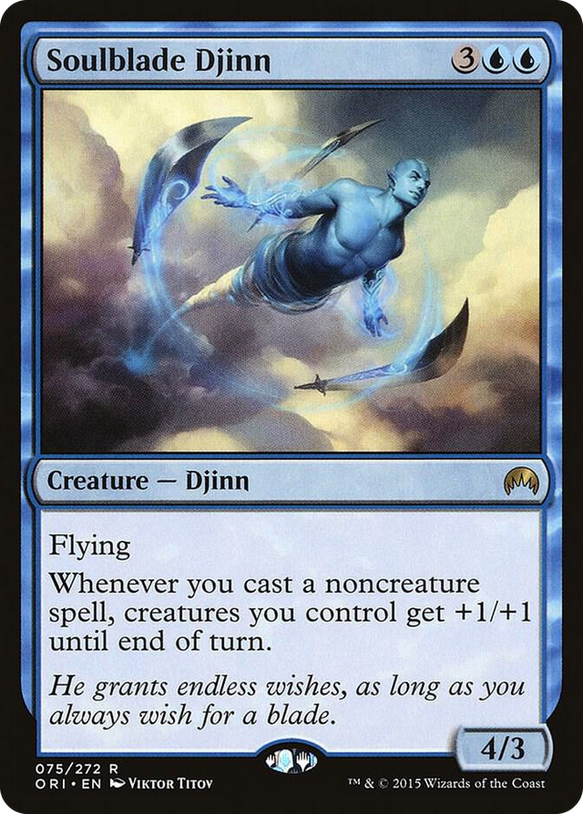 0075 Soulblade Djinn R Magic Origins