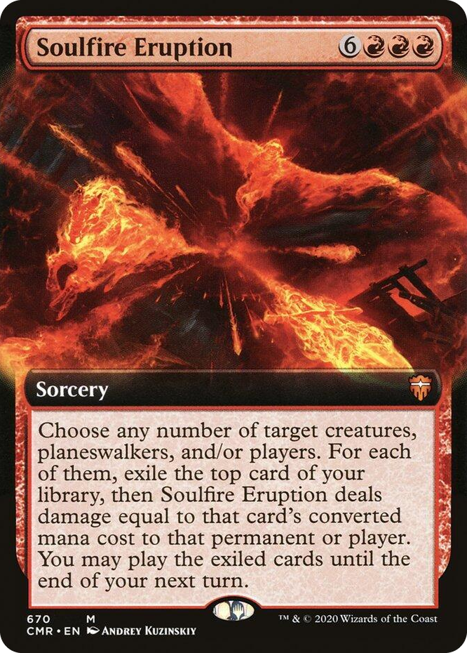 0670 Soulfire Eruption (Extended Art) M Commander Legends