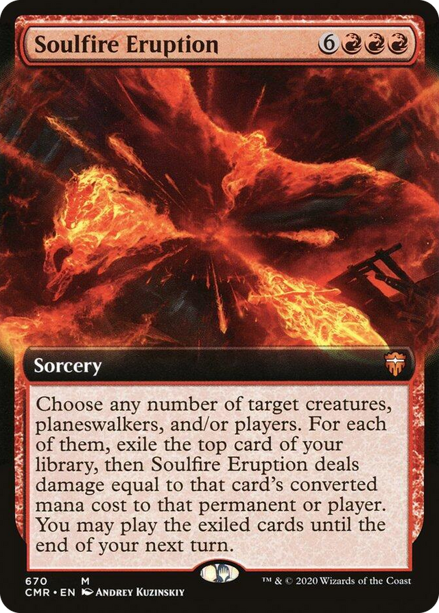 0670 Soulfire Eruption (Extended Art) M Commander Legends
