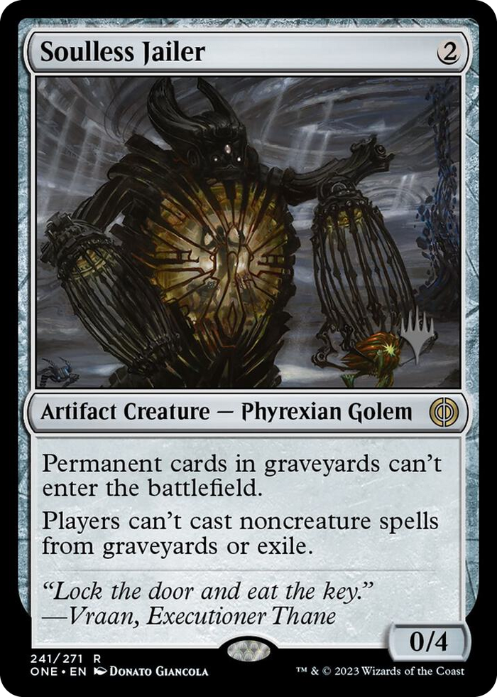 Soulless Jailer #241 R - Promo Pack: Phyrexia: All Will Be One Pokemon card