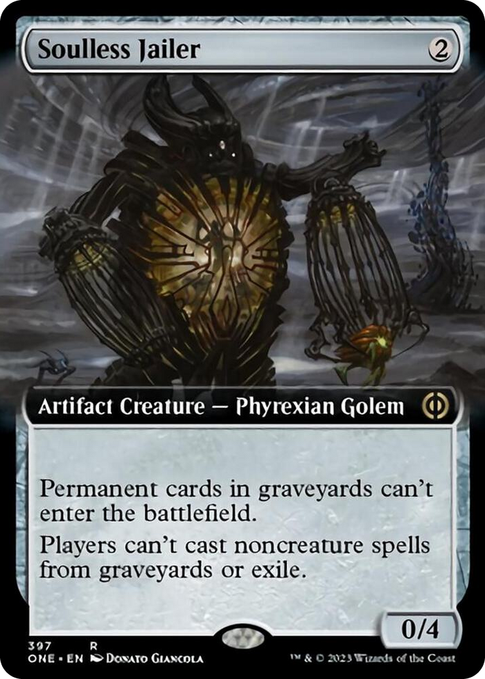 Soulless Jailer (Extended Art) #397 R - Phyrexia: All Will Be One Pokemon card