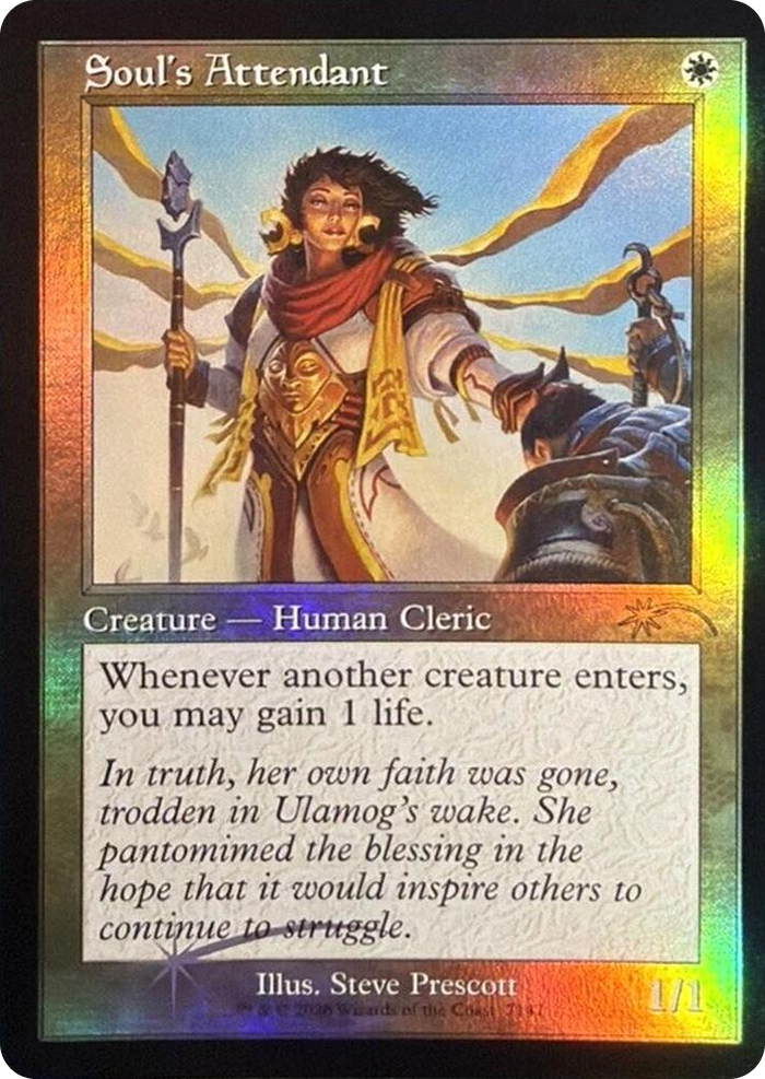 Soul's Attendant (Retro Frame) #7147 R - Secret Lair Drop Series Pokemon card