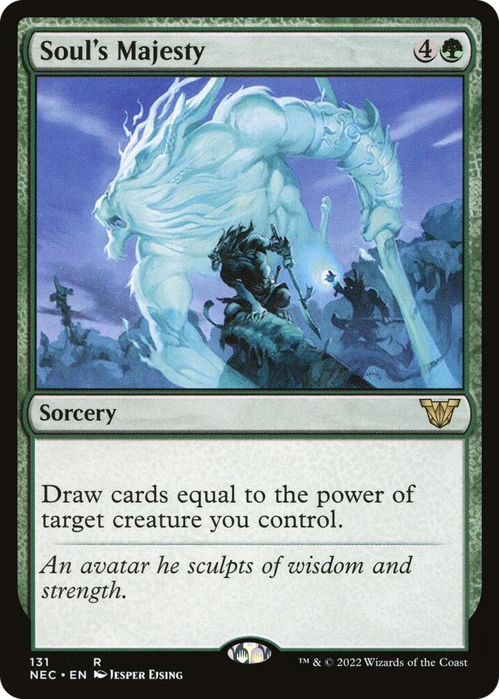 0131 Soul's Majesty R Commander: Kamigawa: Neon Dynasty