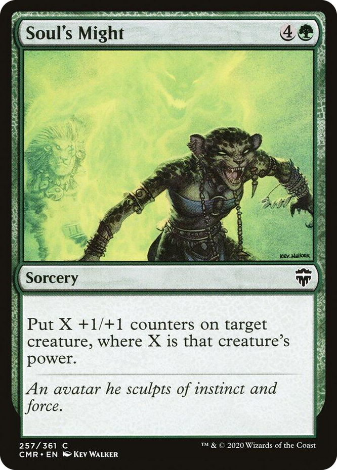 0257 Soul's Might C Commander Legends