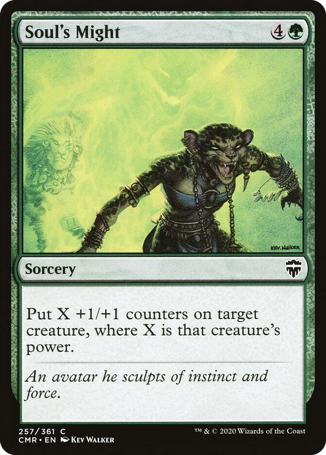 0257 Soul's Might C Commander Legends