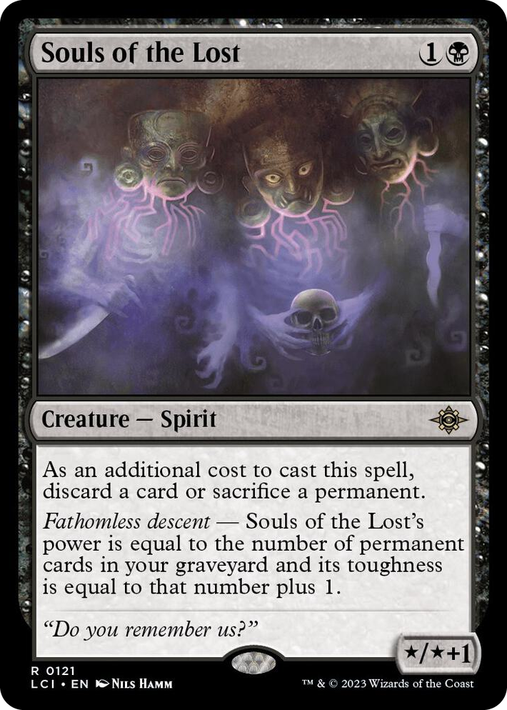 0121 Souls of the Lost R The Lost Caverns of Ixalan