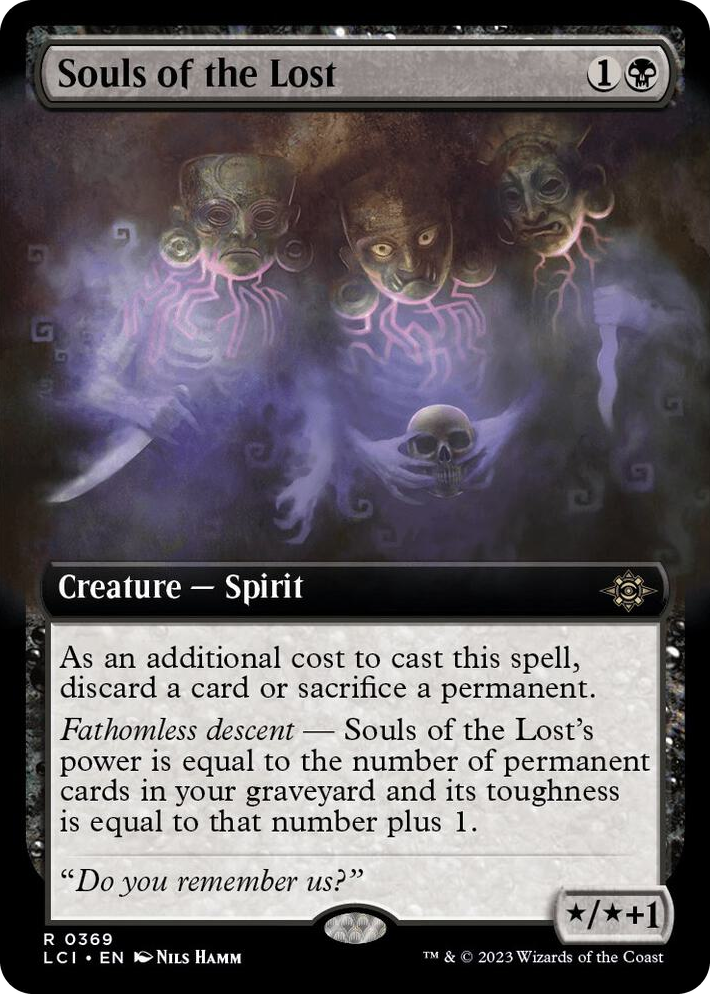 0369 Souls of the Lost (Extended Art) R The Lost Caverns of Ixalan