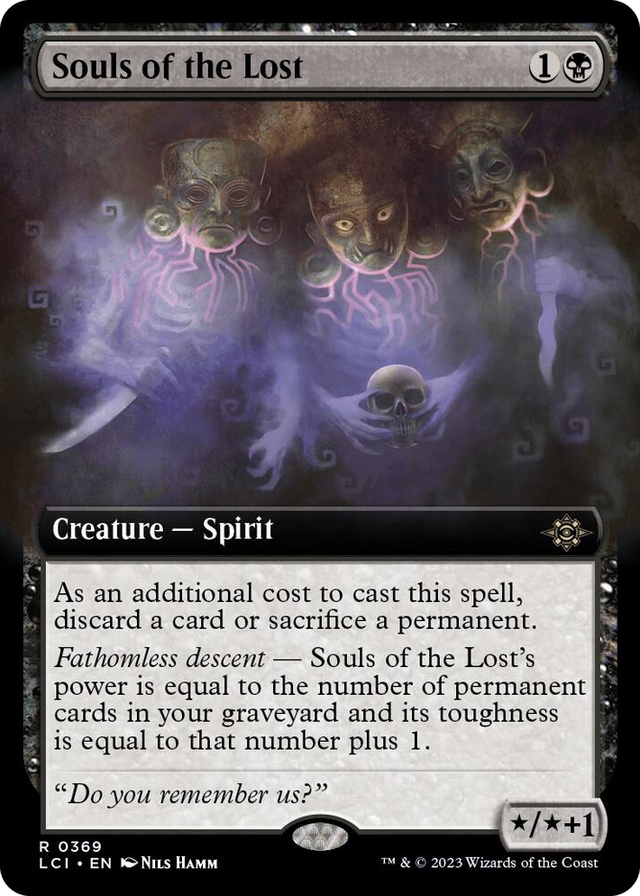 0369 Souls of the Lost (Extended Art) R The Lost Caverns of Ixalan