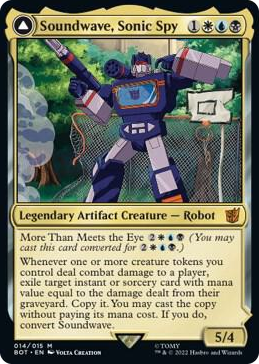 0014 Soundwave, Sonic Spy M Universes Beyond: Transformers