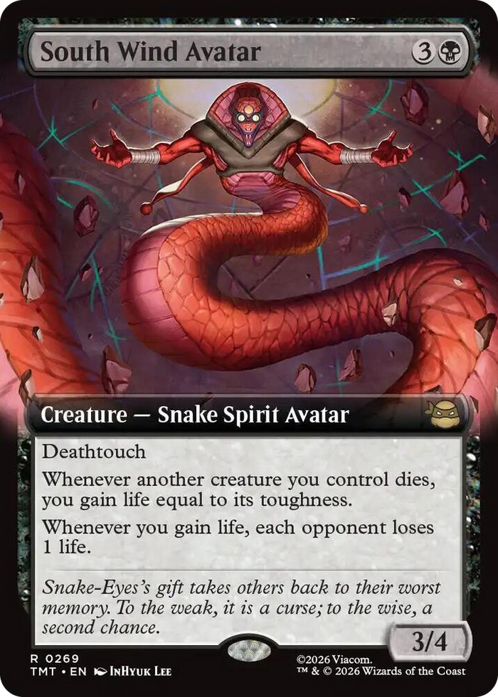 South Wind Avatar (Extended Art) #269 R - Teenage Mutant Ninja Turtles Pokemon card
