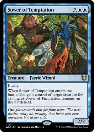 0111 Sower of Temptation R Commander: Wilds of Eldraine