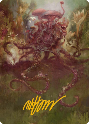 0040 Sowing Mycospawn Art Card (Gold-Stamped Signature) S Art Series: Modern Horizons 3
