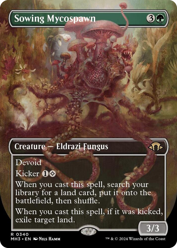 0340 Sowing Mycospawn (Borderless) R Modern Horizons 3