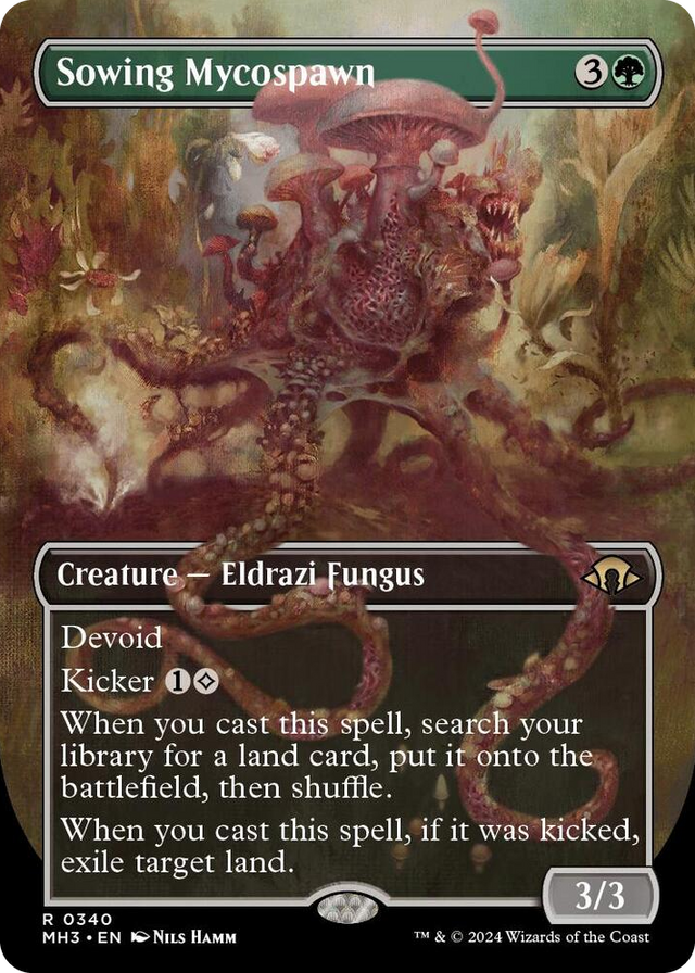 0340 Sowing Mycospawn (Borderless) R Modern Horizons 3