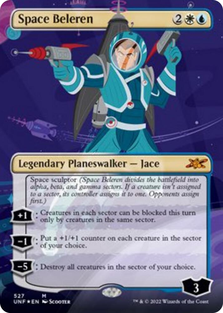 0527 Space Beleren (Borderless) (Galaxy Foil) M Unfinity